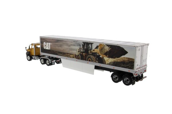 Caterpillar Cat 85666 CT 660 Mural Transporter mit Anhänger / Truck with Mural Trailers – Bild 3