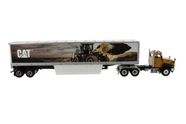 Caterpillar Cat 85666 CT 660 Mural Transporter mit Anhänger / Truck with Mural Trailers – Bild 5